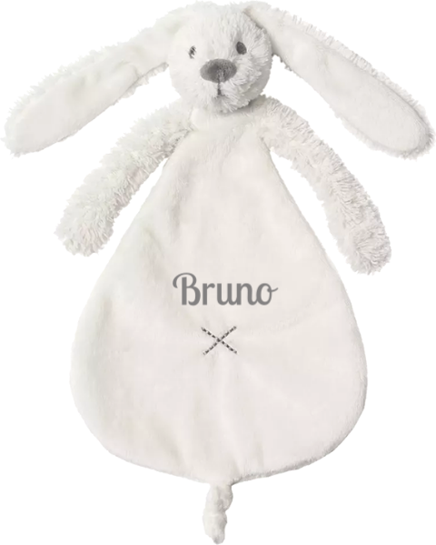 Doudou lapin Happy Horse avec nom brodé