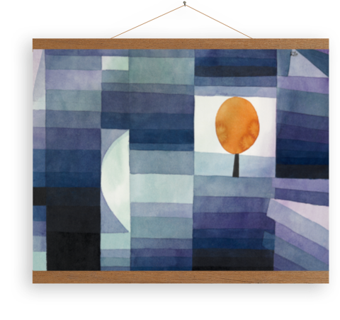 Toile - Le messager de l'automne de Paul Klee