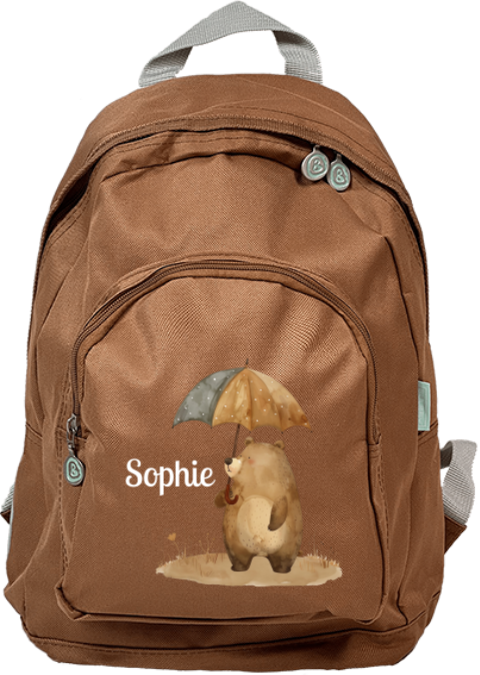 Sac à dos Junior avec ours et parapluie