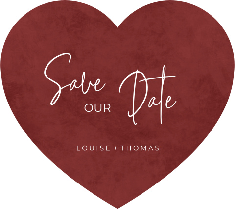 Hartjeskaart save the date