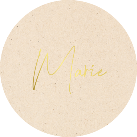 SLUITSTICKER GOUDFOLIE NAAM, VEL 25 STUKS