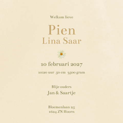 Kaart binnenkant