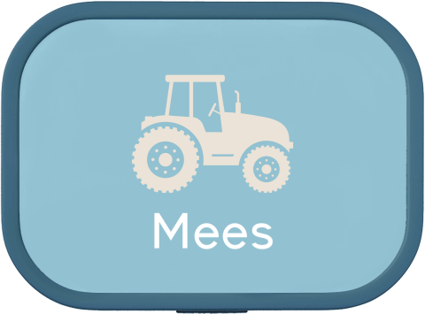 Mepal broodtrommel campus met naam en tractor