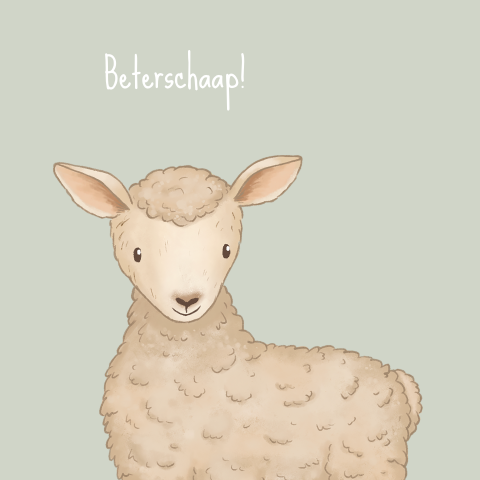 Wenskaart beterschaap