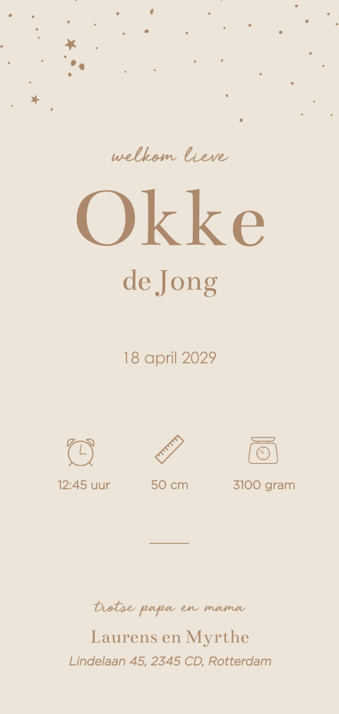 Kaart binnenkant