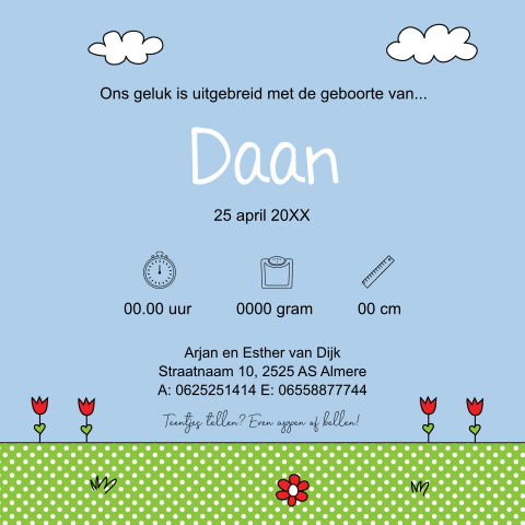 Kaart binnenkant