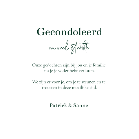 Kaart binnenkant