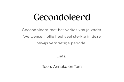 Kaart binnenkant