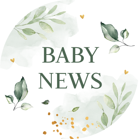 Sluitzegel botanisch bladeren groen baby news