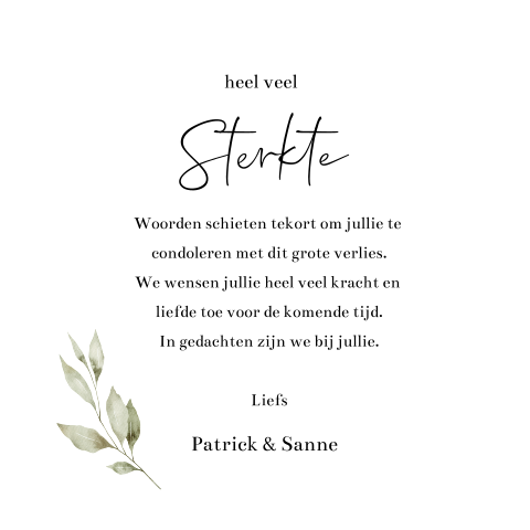 Kaart binnenkant