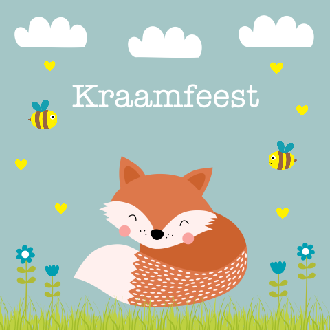 Kraamfeest vosje