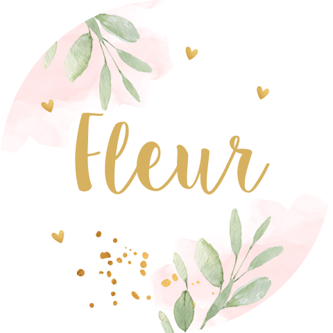 Sluitzegel floral roze