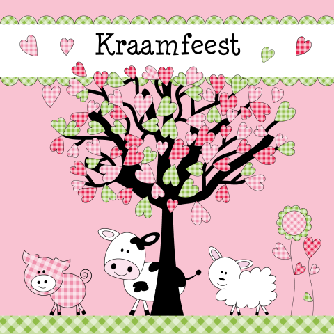Kraamborrelkaart boom