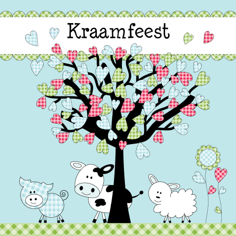 Kraamborrelkaart boom