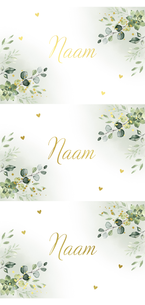 Naamkaart botanical
