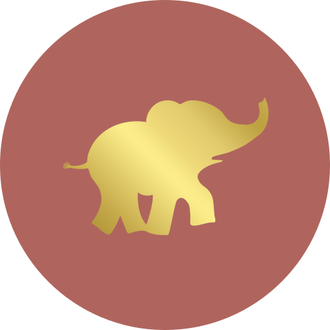 Sluitzegel olifant foliedruk