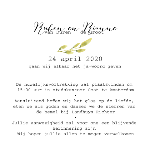 Kaart binnenkant
