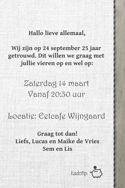 Kaart binnenkant
