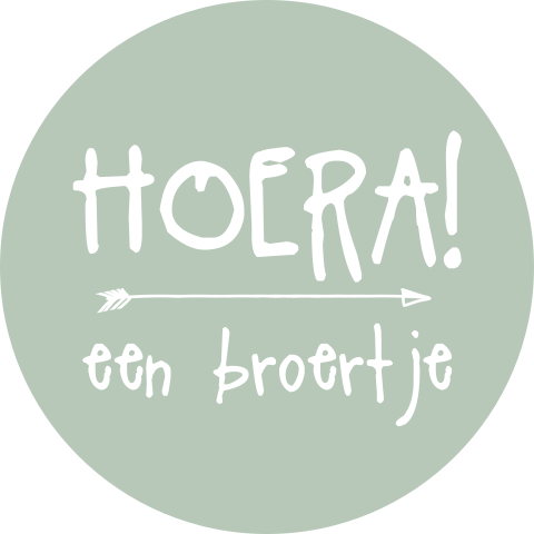 Sluitzegel hoera een broertje