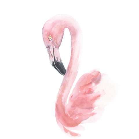 Sluitzegel met flamingo