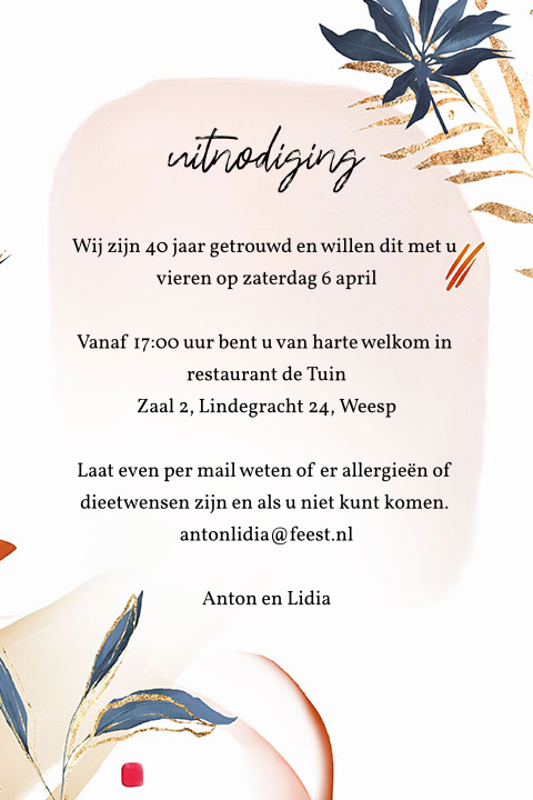Kaart binnenkant