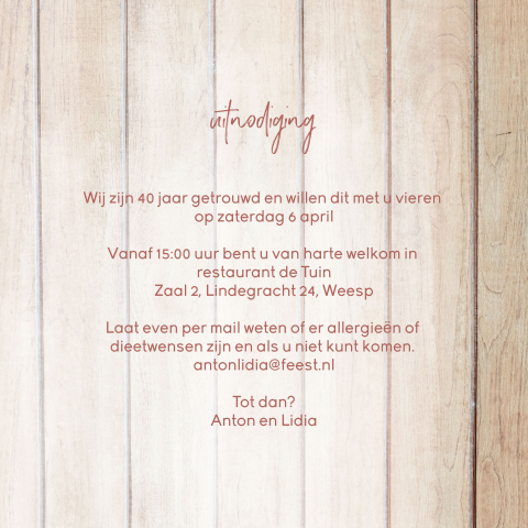 Kaart binnenkant