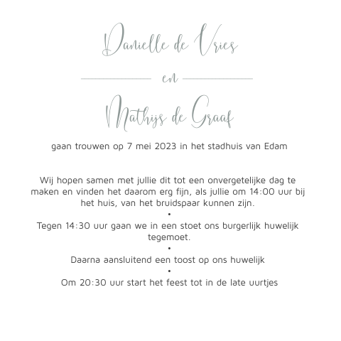 Kaart binnenkant