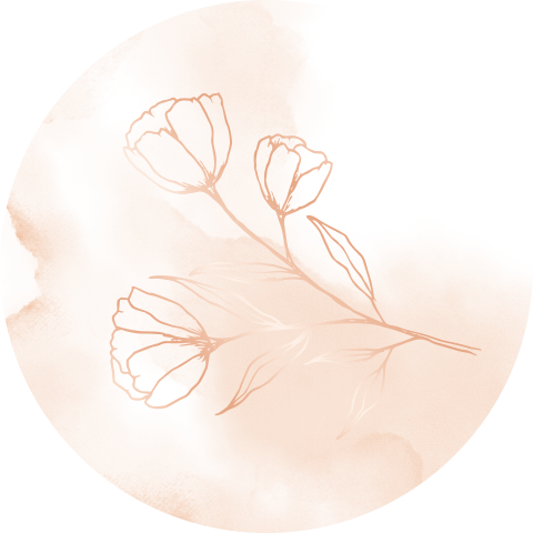Sluitzegel outline bloem folie