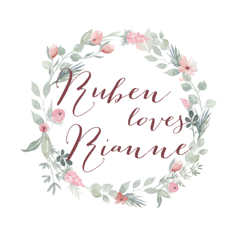 Trouwkaart met watercolor bloemenkrans zelf maken