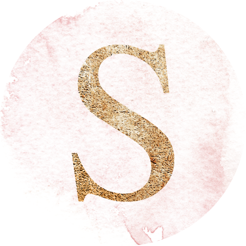 Sluitzegel met letter S goudlook poeder