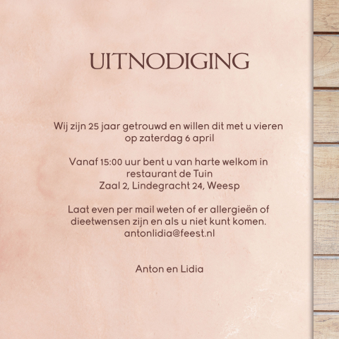 Kaart binnenkant