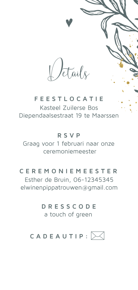 Kaart binnenkant