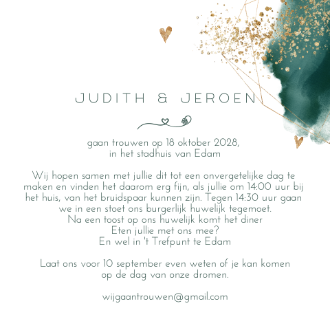 Kaart binnenkant