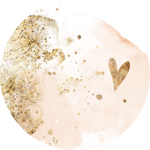 Sluitzegel watercolor met goudlook roze