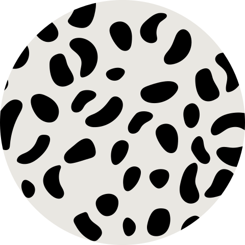 Sluitzegel met panter patroon nude