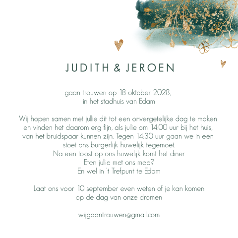 Kaart binnenkant
