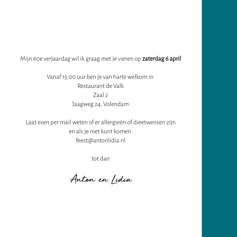 Kaart binnenkant