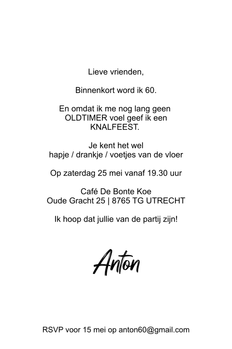 Kaart binnenkant