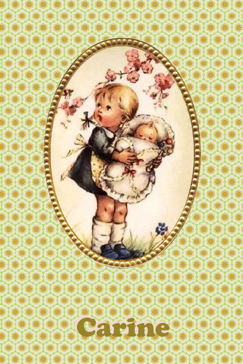 Retro geboortekaartje baby met grote zus