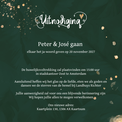 Kaart binnenkant