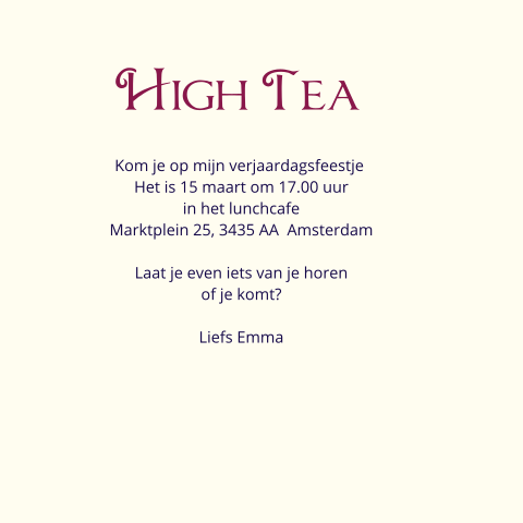 Kaart binnenkant