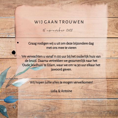 Kaart binnenkant