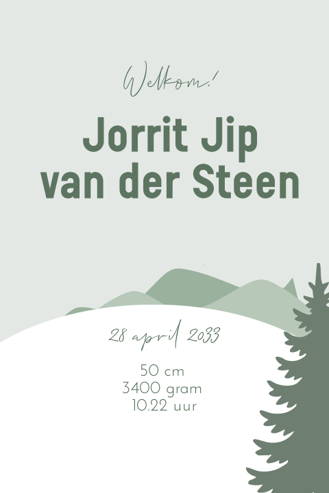 Kaart binnenkant