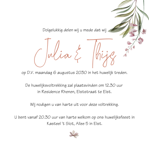 Kaart binnenkant