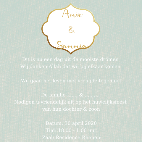 Kaart binnenkant