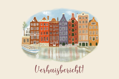 Verhuiskaart Amsterdam Damrak