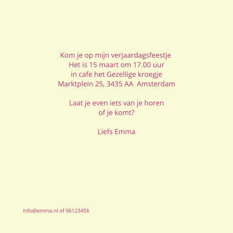 Kaart binnenkant
