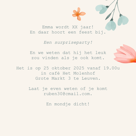 Kaart binnenkant