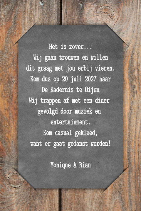 Kaart binnenkant
