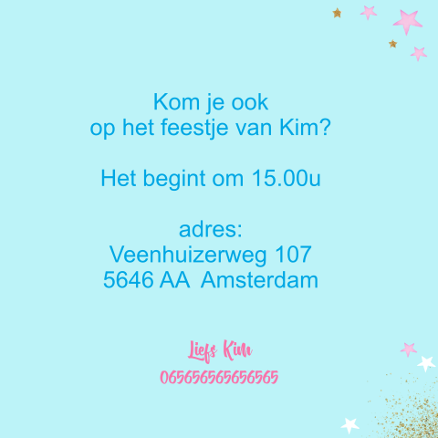 Kaart binnenkant